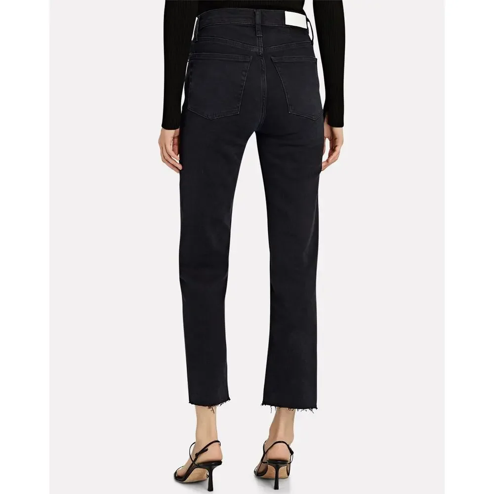 RE/DONE 70s High-Rise Stove Pipe Jeans